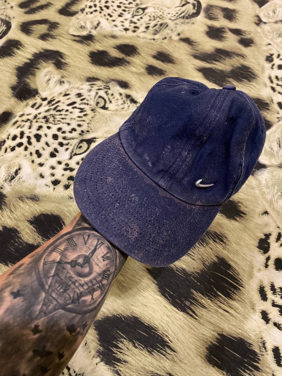 Nike × Vintage Nike Vintage Mini Swoosh Cap Hat Size ONE SIZE - 6 Thumbnail