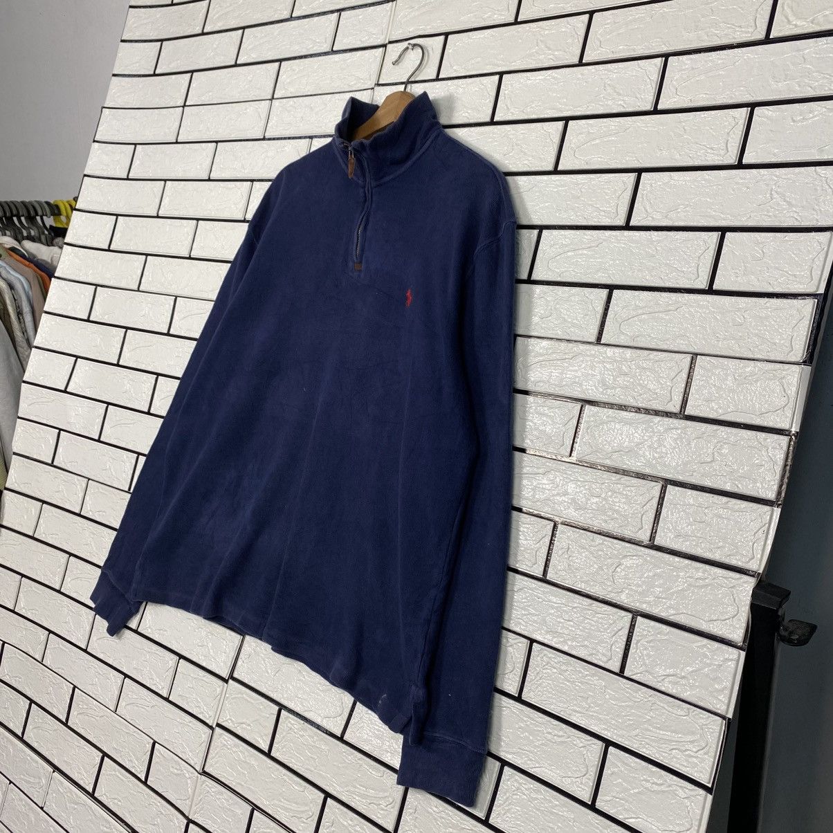 Polo Ralph Lauren 📌Vintage Half Zipper Anorak Sweatshirt Polo Ralph Lauren Size US L / EU 52-54 / 3 - 3 Thumbnail