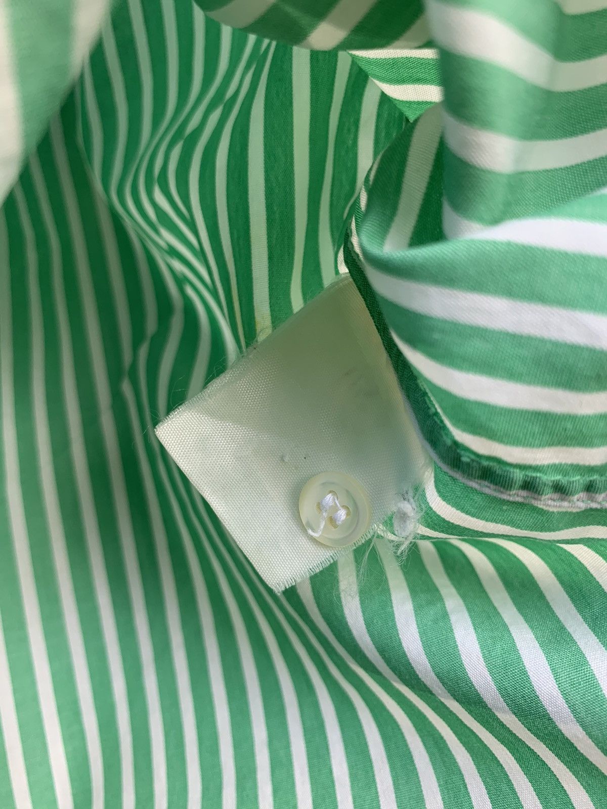 Polo Ralph Lauren × Vintage Vintage Polo Sport Ralph Lauren Green Stripes Shirts Size XL / US 12-14 / IT 48-50 - 7 Thumbnail