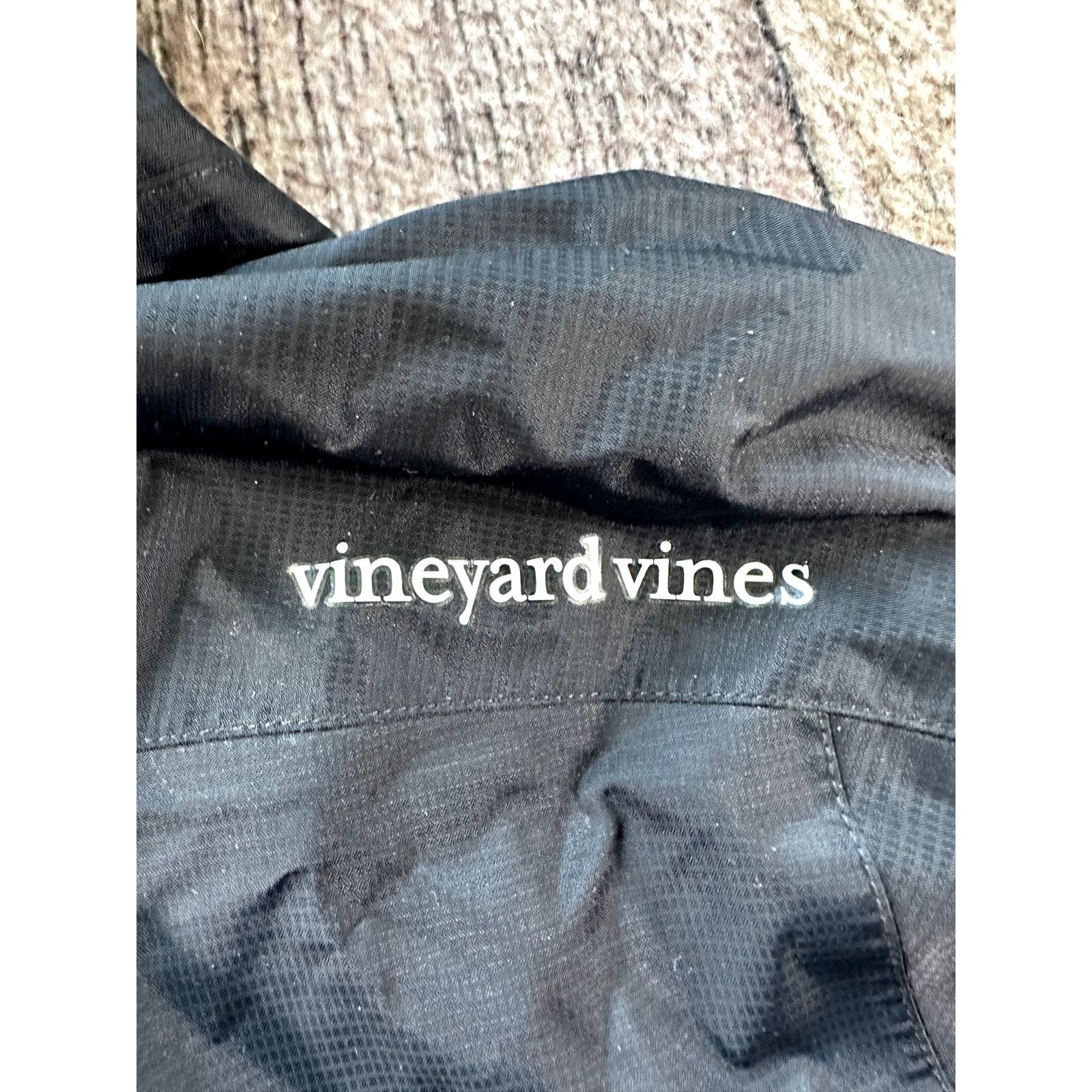 Vineyard Vines Vineyard Vines Women's Med Blue Navy nylon Raincoat jacket Size M / US 6-8 / IT 42-44 - 4 Thumbnail
