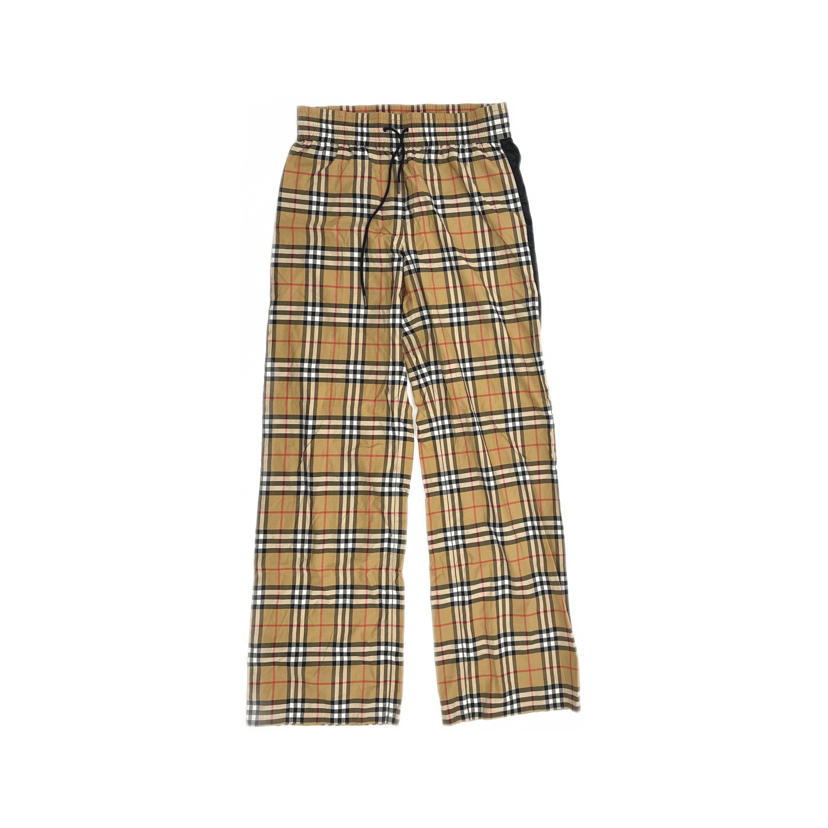 Burberry Burberry Check Drawstring Pants Size 8 Size 27" / US 4 / IT 40 - 1 Thumbnail