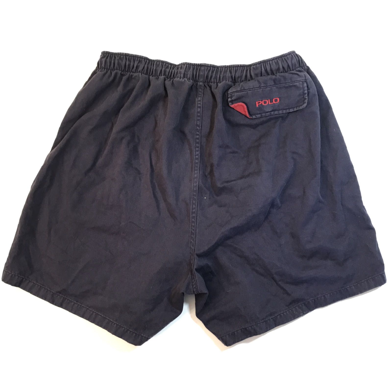 Polo Ralph Lauren VINTAGE Polo Ralph Lauren Mens Shorts Stadium Blue Pony L 32-34 Cotton Chino 8 in Inseam Athletic Casual Polo Ralph Lauren Mens Shorts Blue 80s 90s Size US XS / EU 42 / 0 - 4 Thumbnail