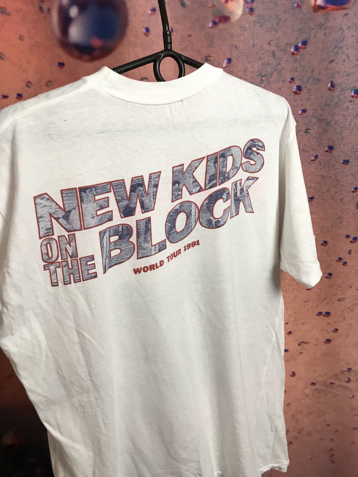 Band Tees Vintage 1991 New Kids on the block band tee Size US M / EU 48-50 / 2 - 6 Thumbnail