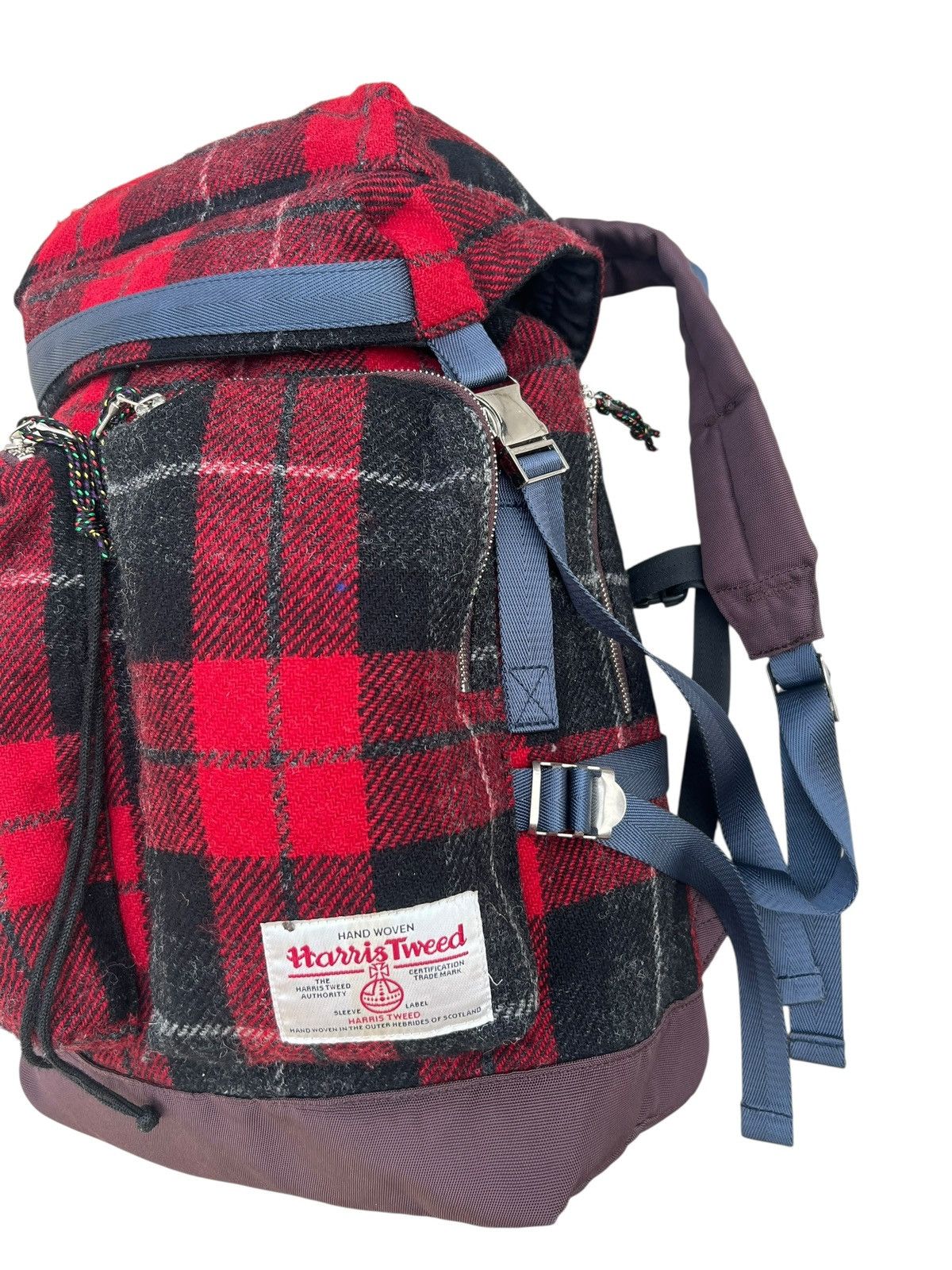 Harris Tweed Harris Tweed X Ciaopanic Standard Japan Tartan Backpack Bag Size ONE SIZE - 7 Thumbnail