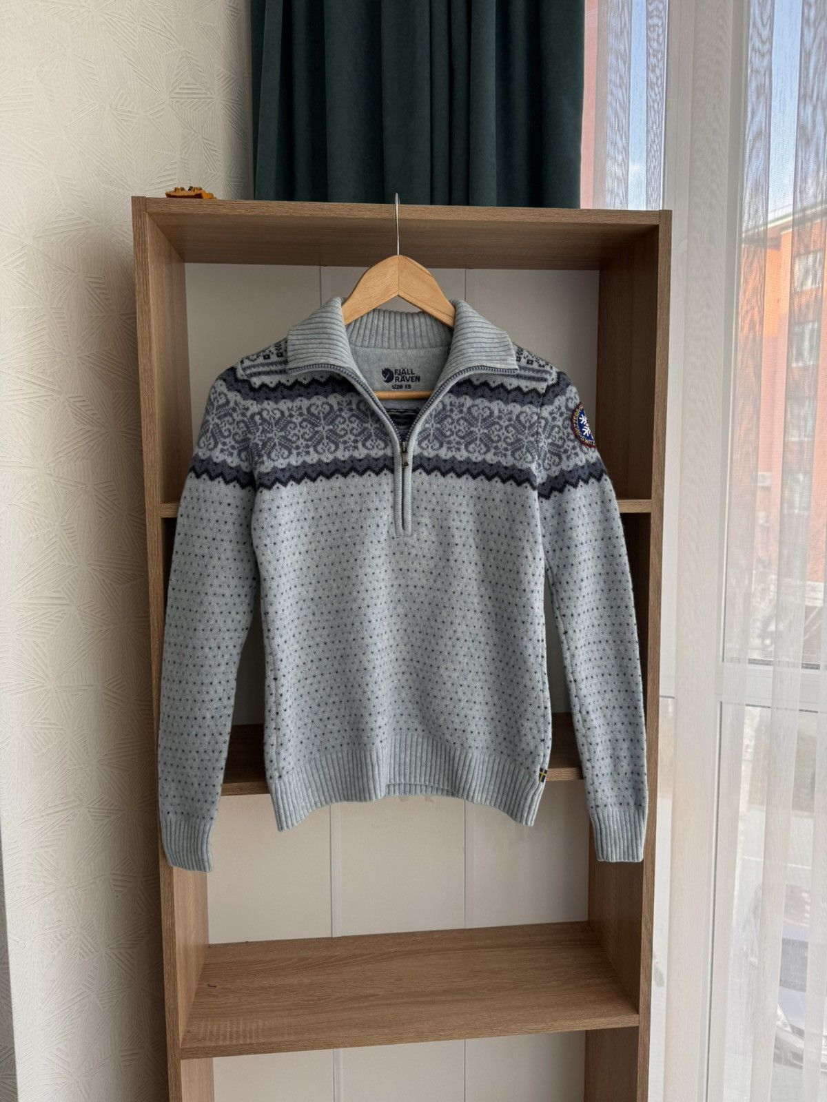 Vintage Fjallraven Winter 1/2 Zip Suisse Wool Vika Sweater