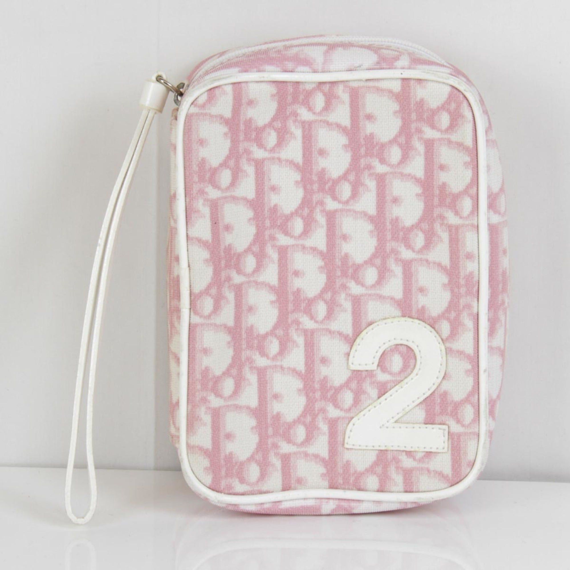 image of Christian Dior Trotter Pouch Pvc Pink Ladies, Women's
