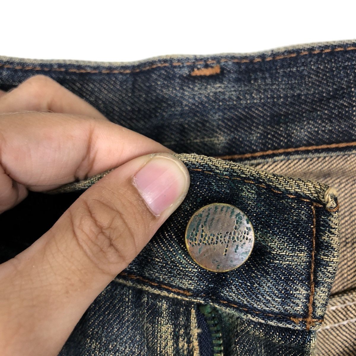 Japanese Brand 🔥90’s Rare Distressed Denim Jeans Wrangler Selvedges USA Size US 30 / EU 46 - 15 Thumbnail