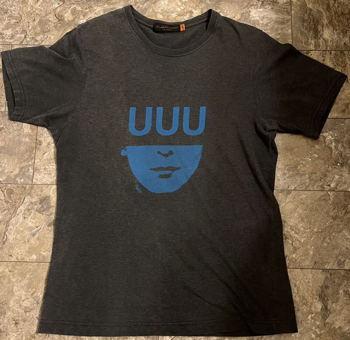 image of Jun Takahashi x Undercover “Uuu” Tee in Grey, Men's (Size Small)