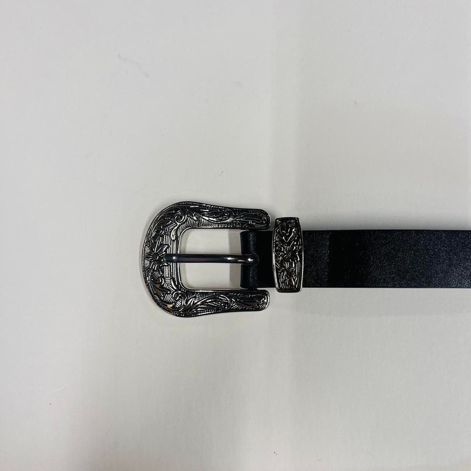 Vintage vintage black american western cowboy boho black belt Size ONE SIZE - 3 Thumbnail