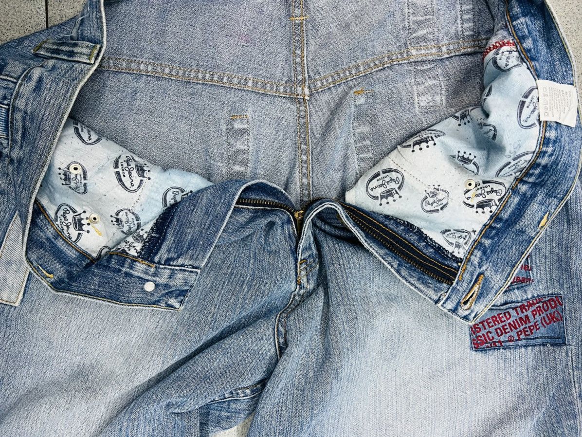 Pepe Jeans Vintage Y2K Pepe UK Goldseries Super Baggy Skater Jeans Size US 42 / EU 58 - 12 Thumbnail