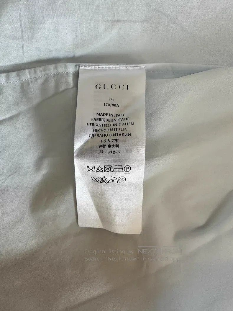 Gucci Gucci Size39 Light blue shirt Size US XXS / EU 40 - 5 Thumbnail