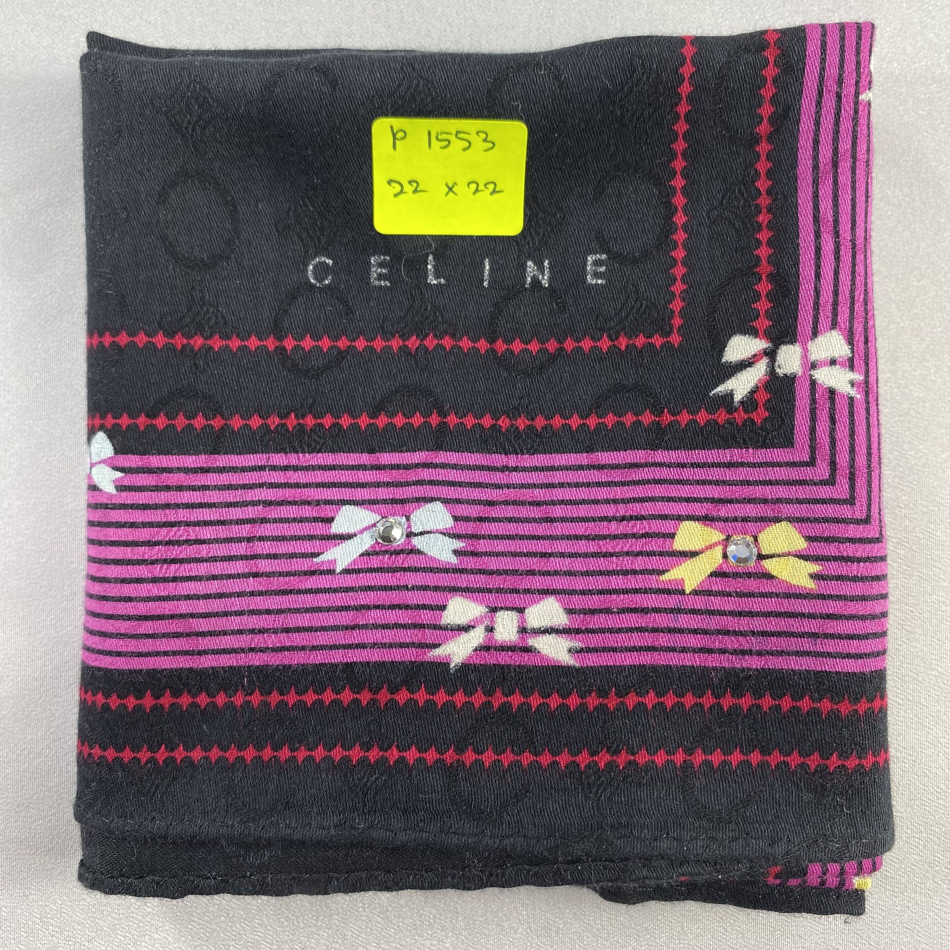 Celine × Vintage Celine Handkerchief / Neckerchief / Bandana-P1553 Size ONE SIZE - 5 Thumbnail