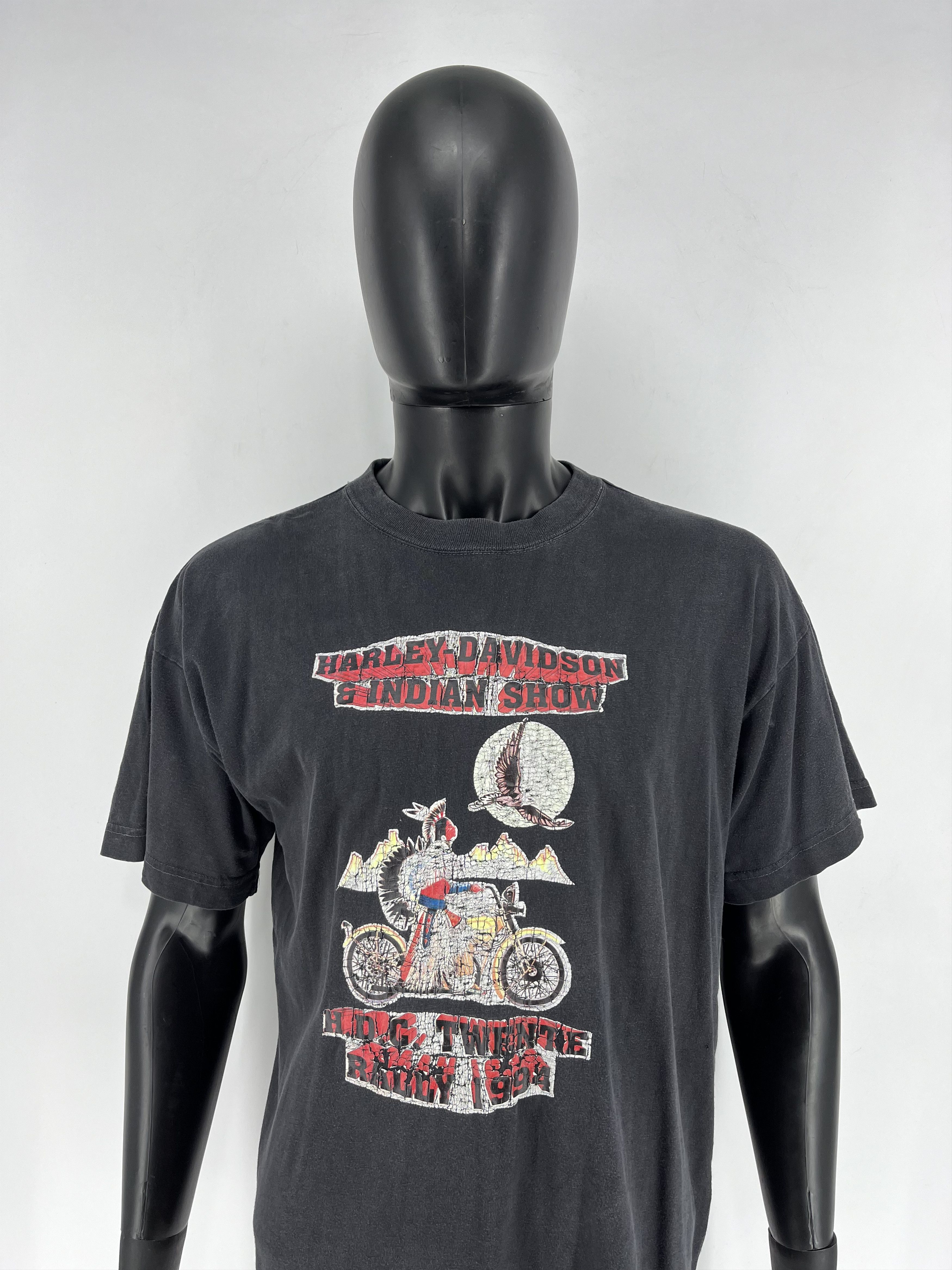 Harley Davidson harley davidson INDIAN SHOW H.D.C. TWENTE RALLY 1994 Size US XL / EU 56 / 4 - 1 Thumbnail