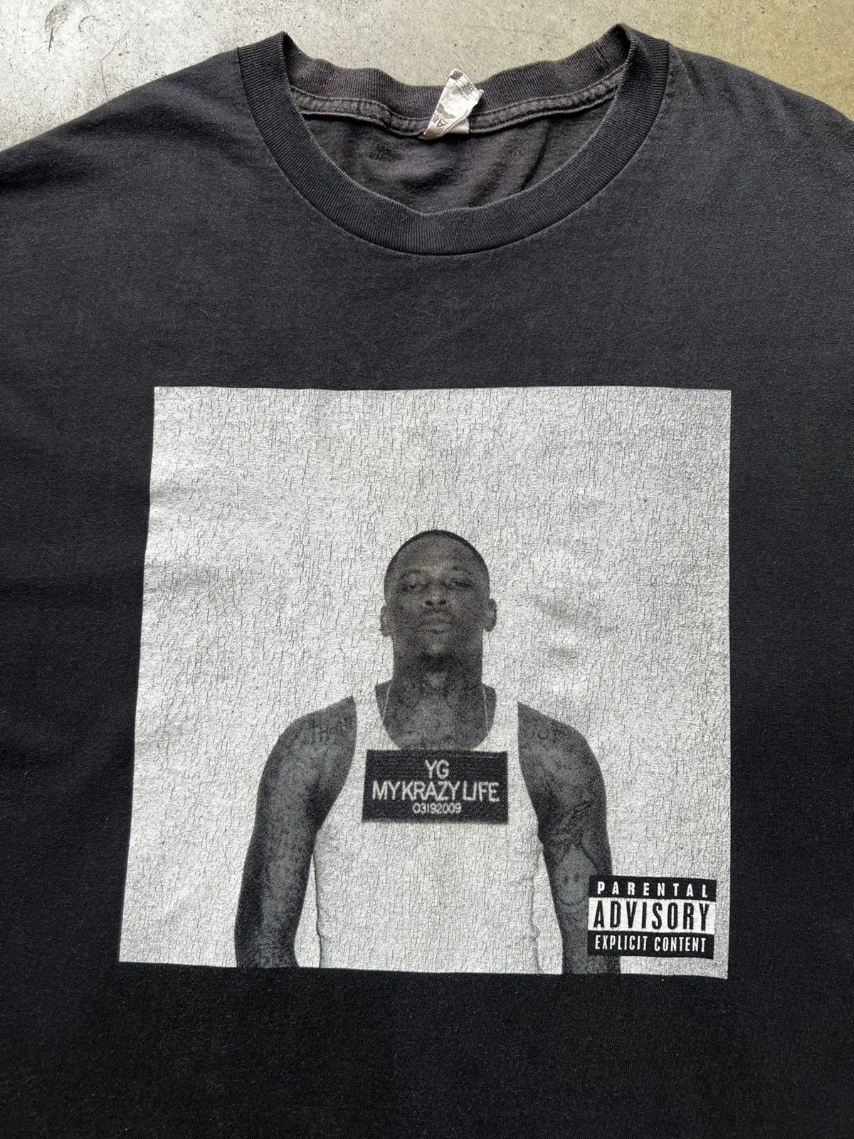 Rap Tees 2014 YG My Krazy Life Tour DJ Mustard Rap Tee Shirt Kendrick Size US XXL / EU 58 / 5 - 3 Thumbnail