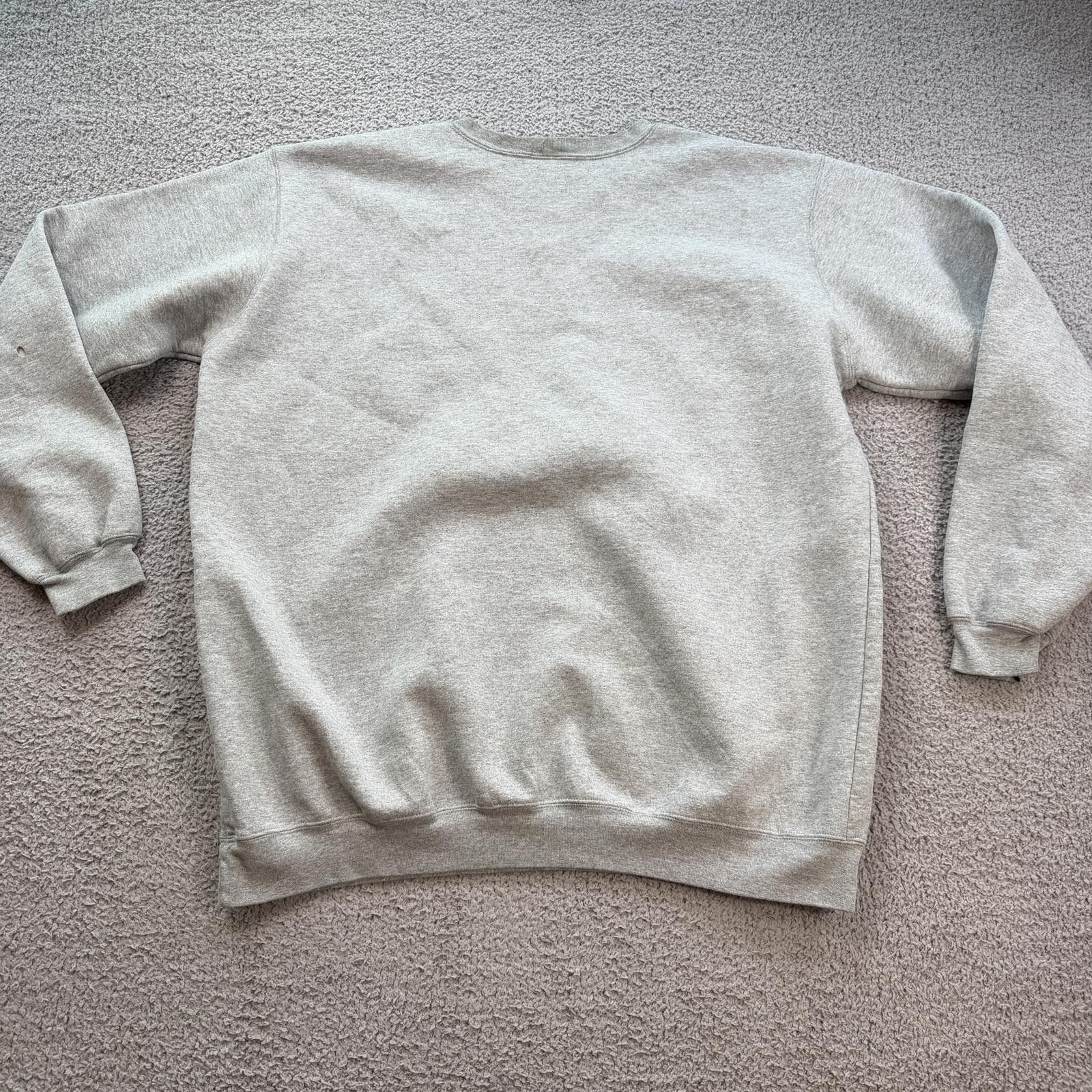 Carhartt Carhartt Gray Crewneck Sweatshirt XL Tall Workwear Minimal Size US XL / EU 56 / 4 - 2 Thumbnail
