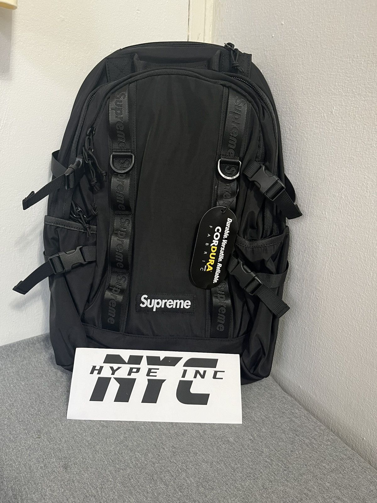 Supreme FW20 fashion Black Box Backpack