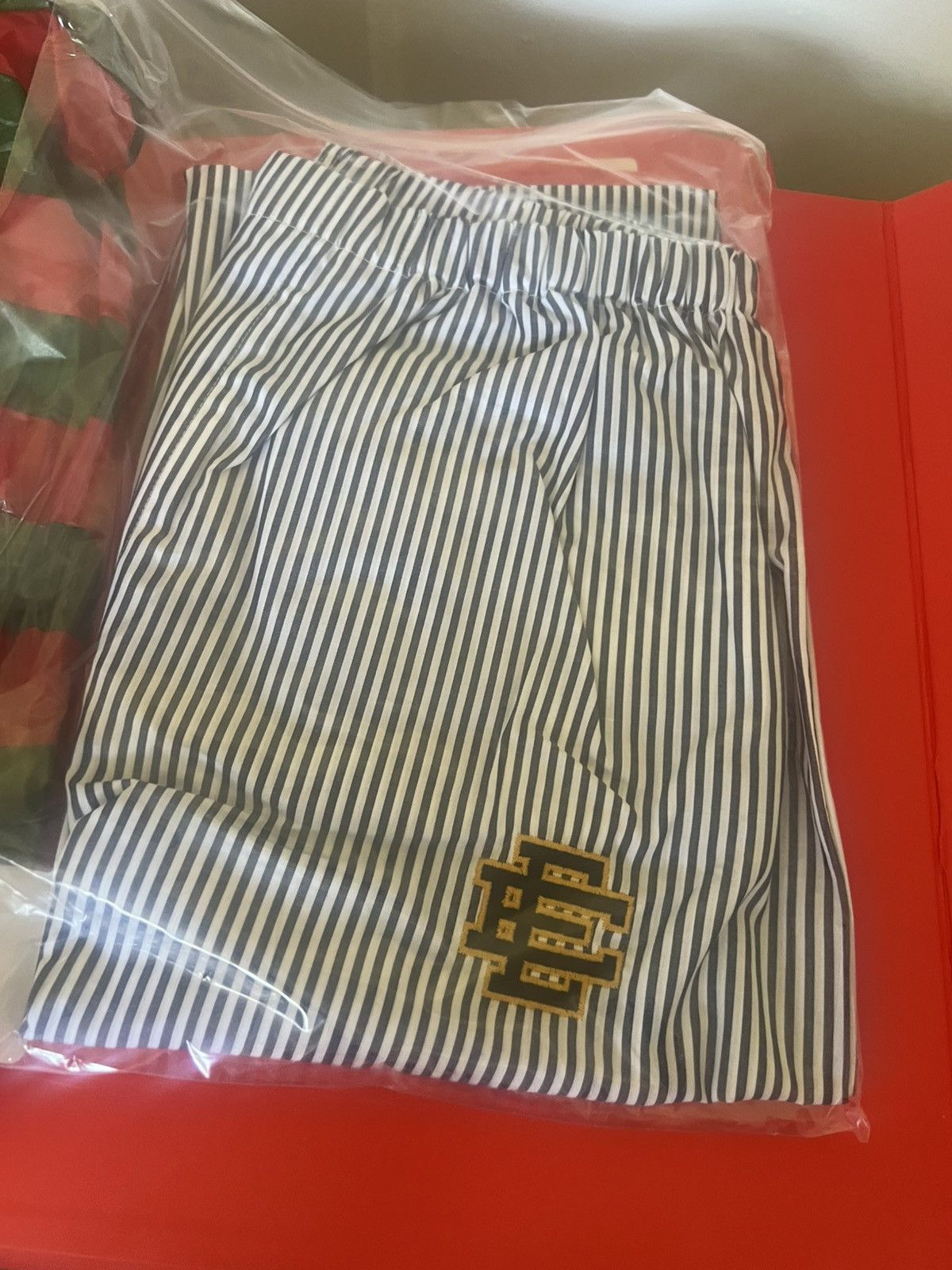 Eric Emanuel Eric Emanuel EE navy blue pajamas tops and bottoms large Size US L / EU 52-54 / 3 - 8 Thumbnail