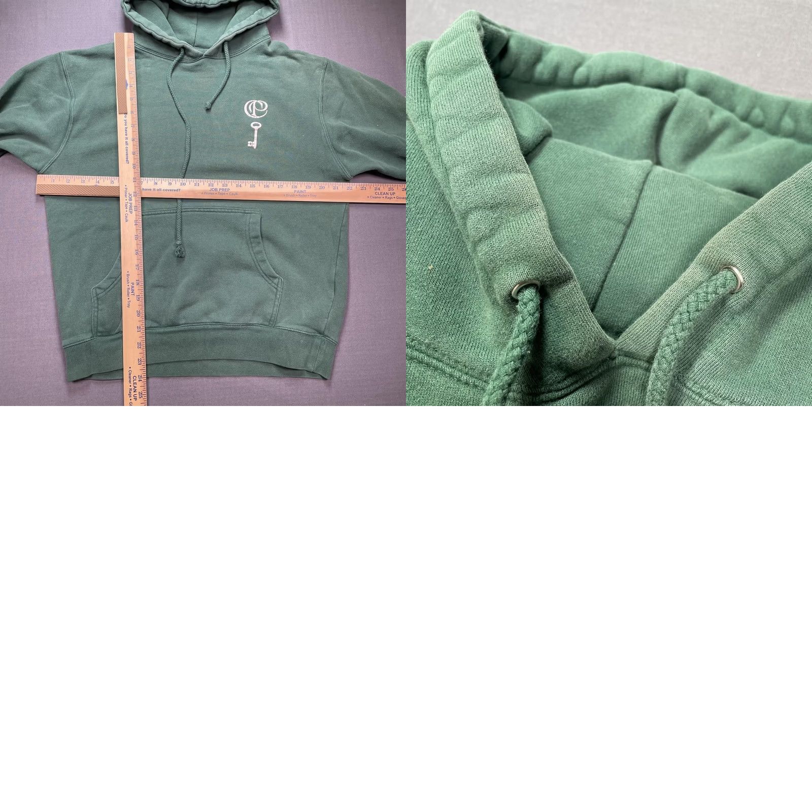 Vintage VINTAGE Caroline Polachek Hoodie Mens L Green Gate Graphic Lyric Sleeve Fleece Size US L / EU 52-54 / 3 - 8 Thumbnail