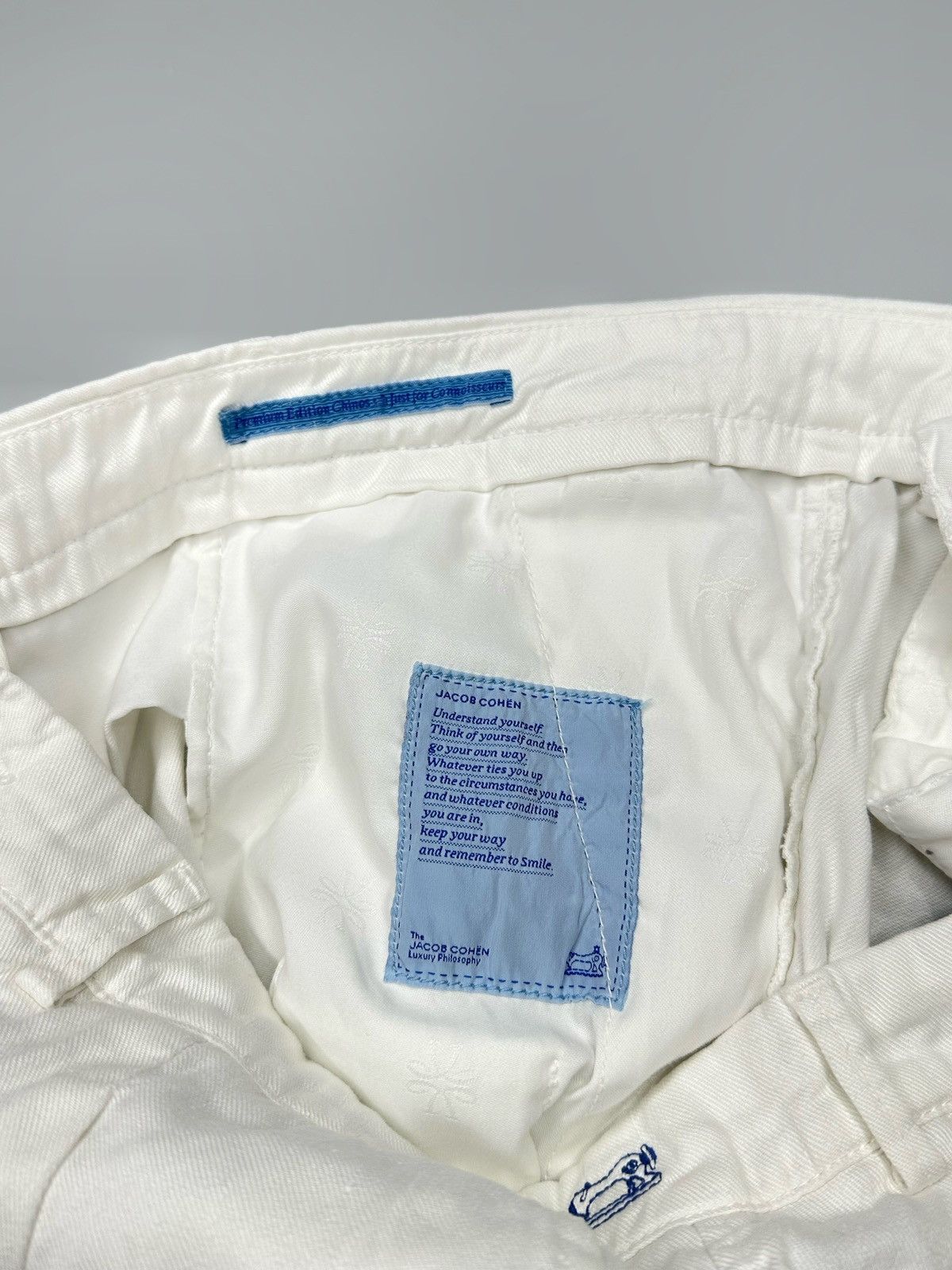 Jacob Cohen Jacob Cohen Luxury Linen Short White Size US 34 / EU 50 - 13 Thumbnail