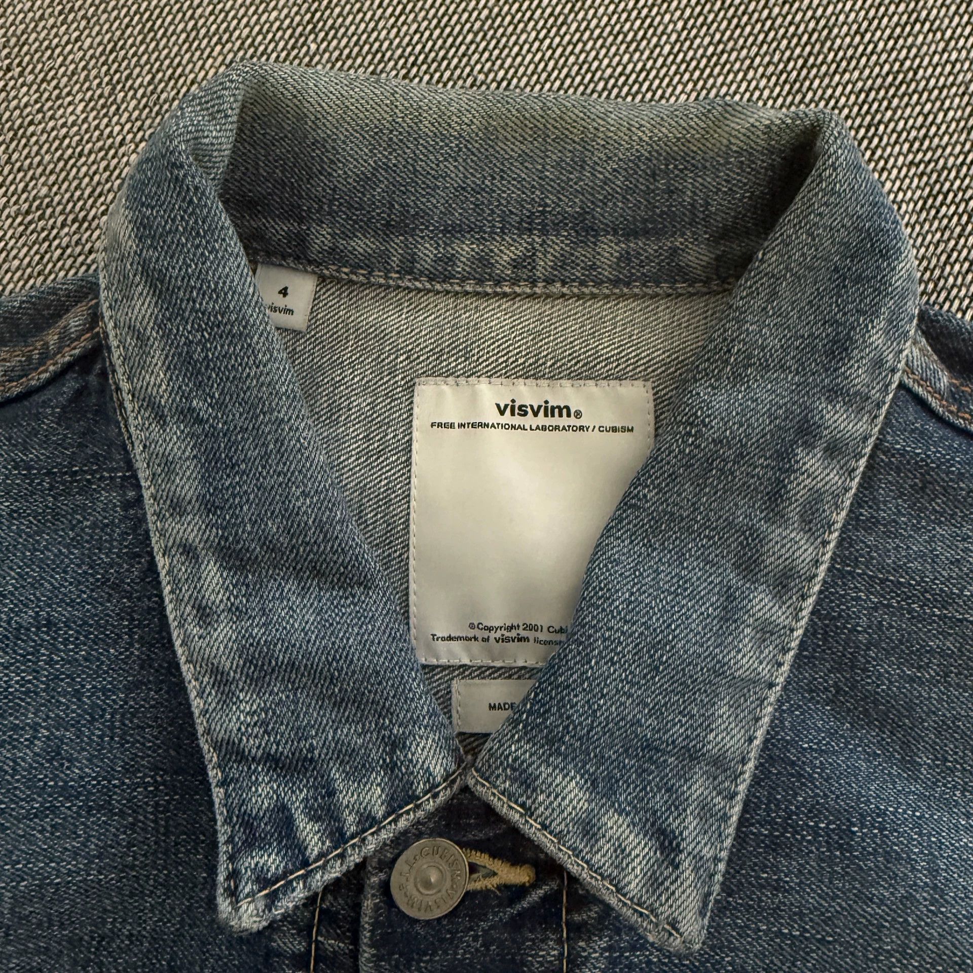 Visvim Visvim 101 14aw Type 2 Damaged Denim Jacket Size 4 Size US XL / EU 56 / 4 - 3 Thumbnail