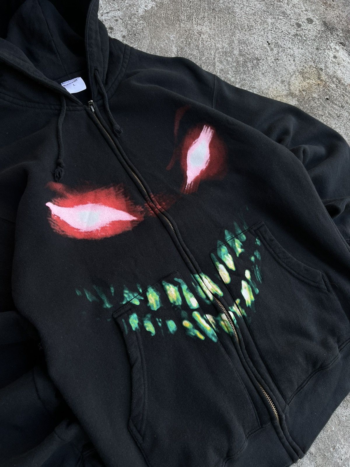 Band Tees Crazy Vintage Disturbed Zip Hoodie Big Logo Face Print 90s Size US L / EU 52-54 / 3 - 4 Thumbnail