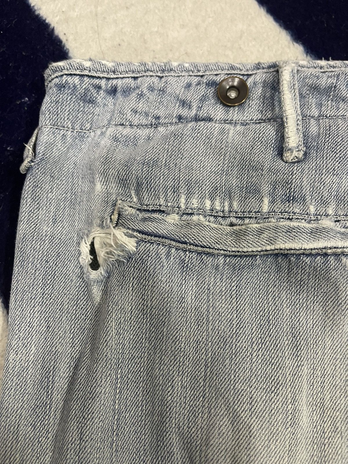 Global Work × Japanese Brand Global Work Distressed Jeans (13) Size US 36 / EU 52 - 7 Thumbnail
