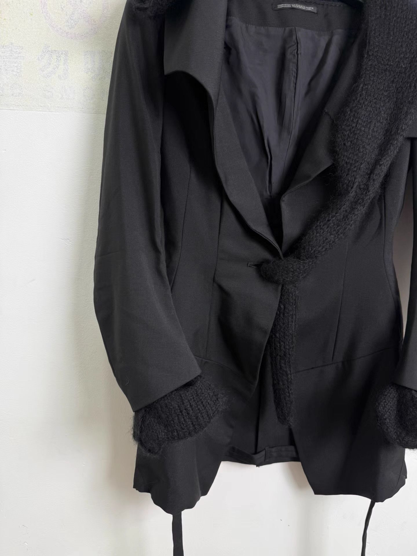 Yohji Yamamoto Yohji Yamamoto Vintage Layered Wool Blazer K20 Size XS / US 0-2 / IT 36-38 - 5 Thumbnail