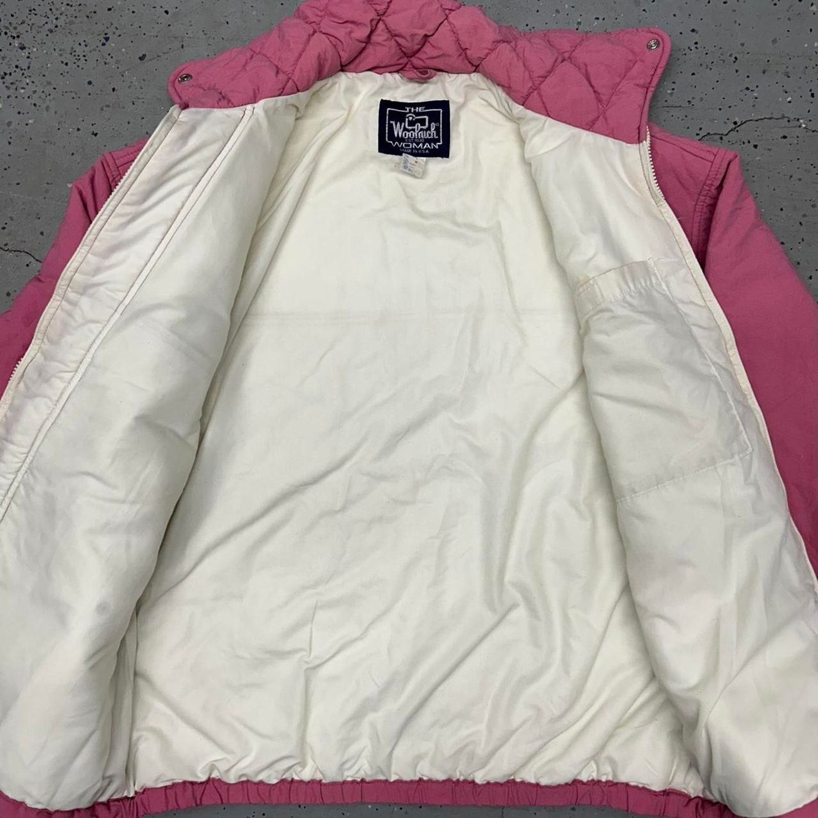 Woolrich Woolen Mills Pink 80s/90s Woolrich puffer jacket Size M / US 6-8 / IT 42-44 - 4 Thumbnail
