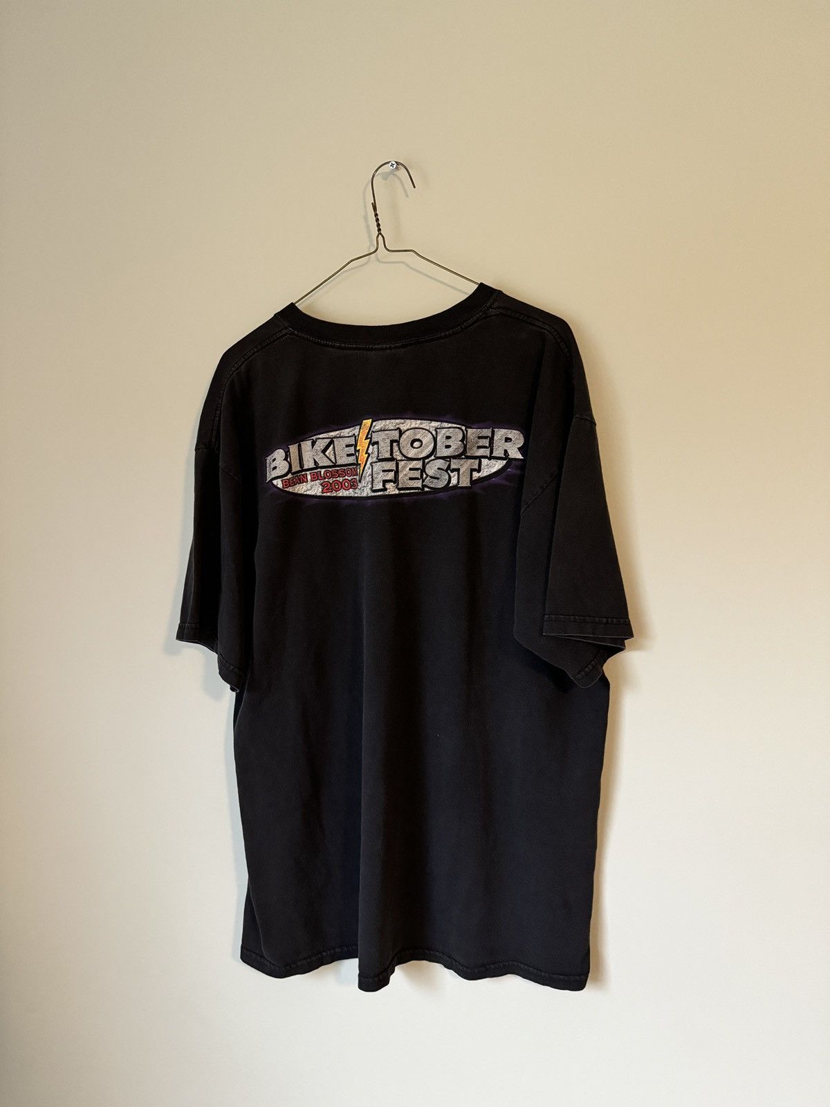 Vintage Biketoberfest Halloween Biker Shirt ERD Grunge WCC Size US XL / EU 56 / 4 - 6 Thumbnail