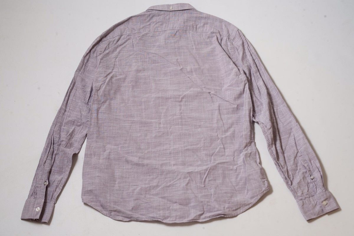 Burberry Burberry Brit Vertical Stripe Logo Cotton Shirt Size US L / EU 52-54 / 3 - 10 Thumbnail