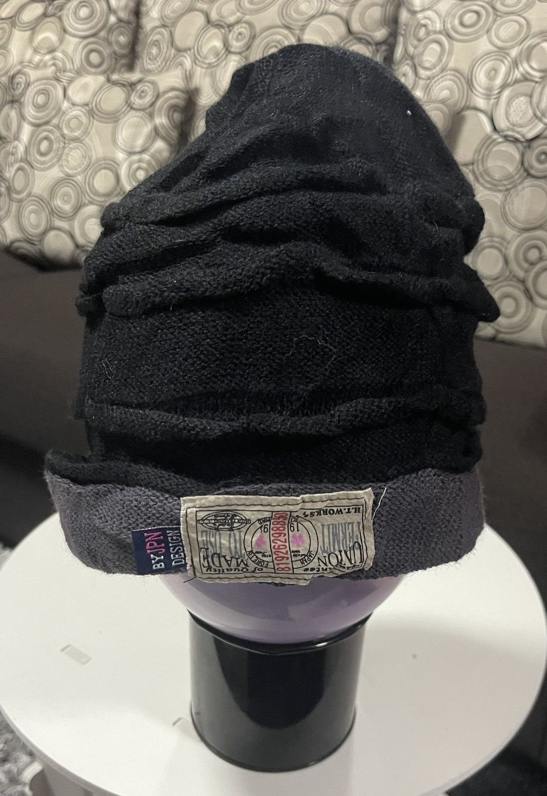 Japanese Brand VINTAGE H.T WORKS BEANIE WOOL JAPAN Size ONE SIZE - 1 Thumbnail