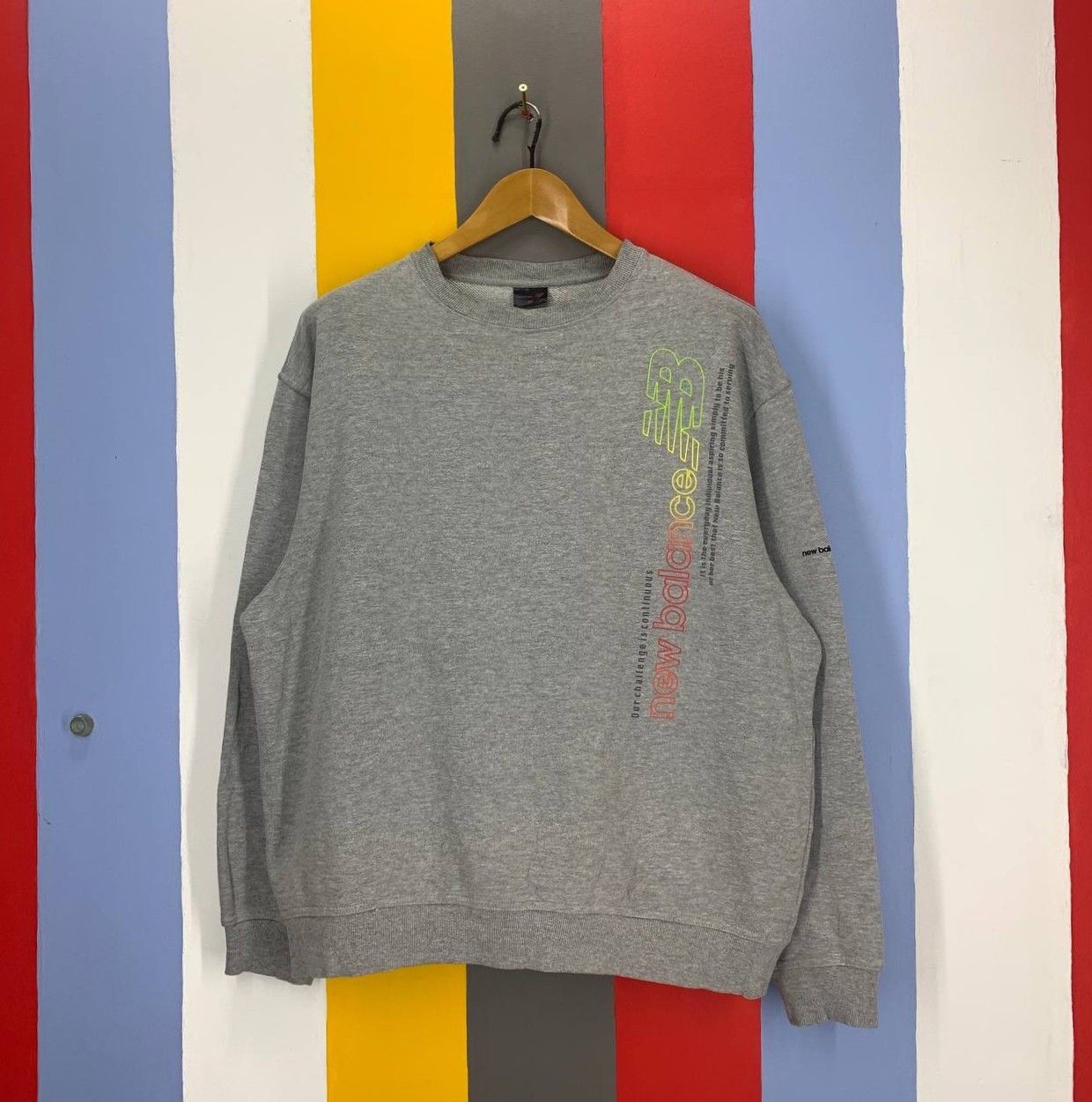 New Balance NEW BALANCE Crew Neck Sweatshirt #2557/S Size US L / EU 52-54 / 3 - 1 Thumbnail