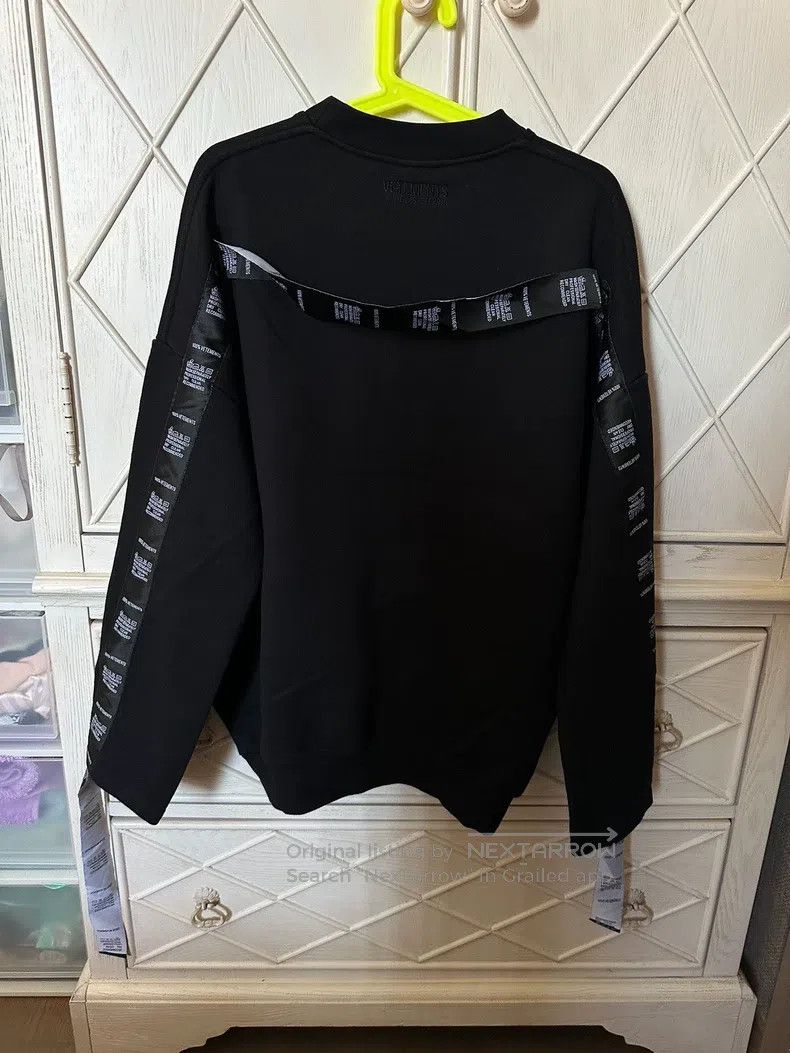 Vetements Vetements Wash Tag Ribbon Hoodie Size US S / EU 44-46 / 1 - 4 Thumbnail
