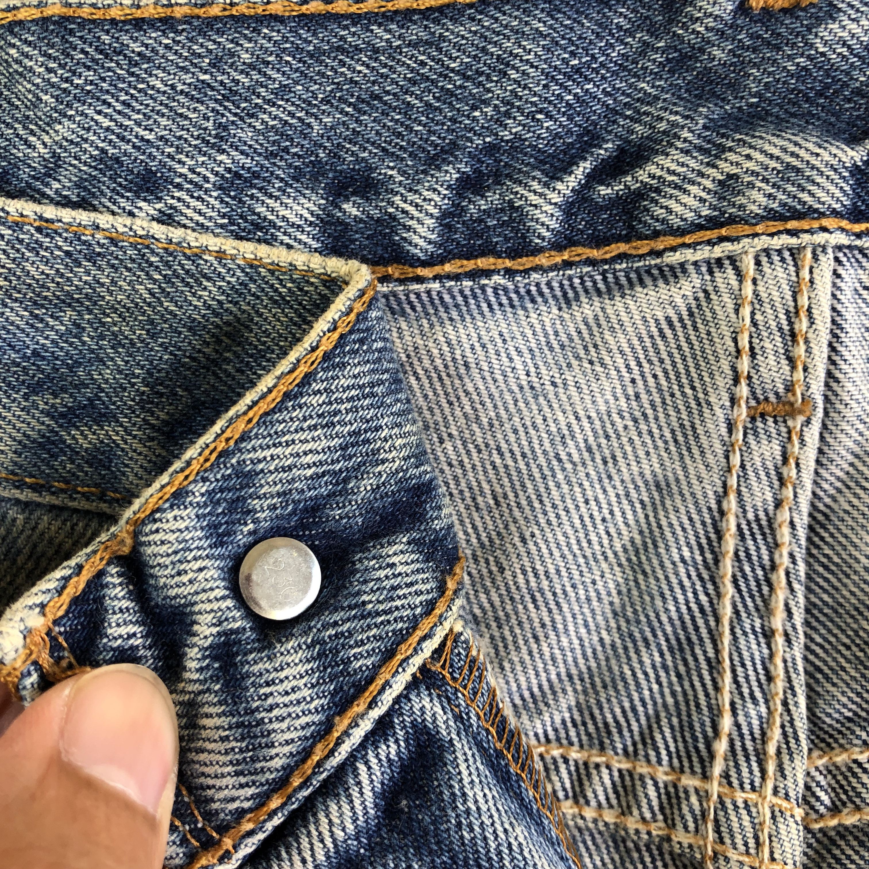 Levi's Vintage Levis 540 Jeans Orange Tab Levi's Stonewash Denim Size US 42 / EU 58 - 7 Thumbnail