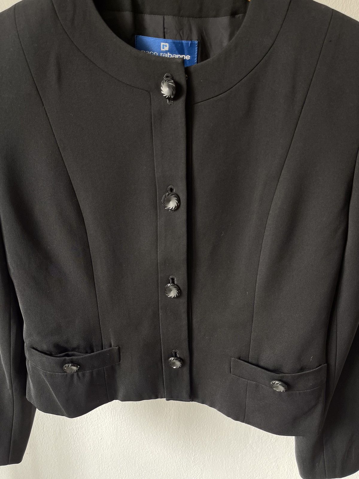Paco Rabanne 80s Paco Rabanne Crop blazer Size S / US 4 / IT 40 - 7 Thumbnail