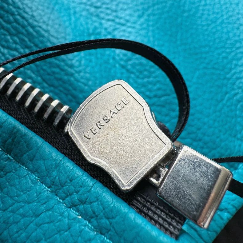 Versace Versace Main line leather jacket silhouette jacket coat Size US S / EU 44-46 / 1 - 6 Thumbnail