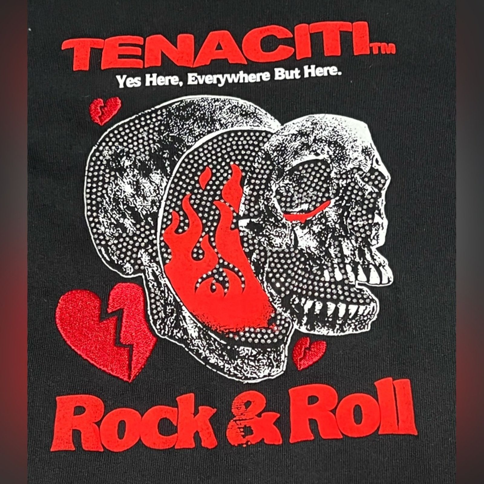 Other Tenaciti Studios ‘Skull Hearts’ Streetwear Shirt MEN XL $100 Size US XL / EU 56 / 4 - 3 Thumbnail