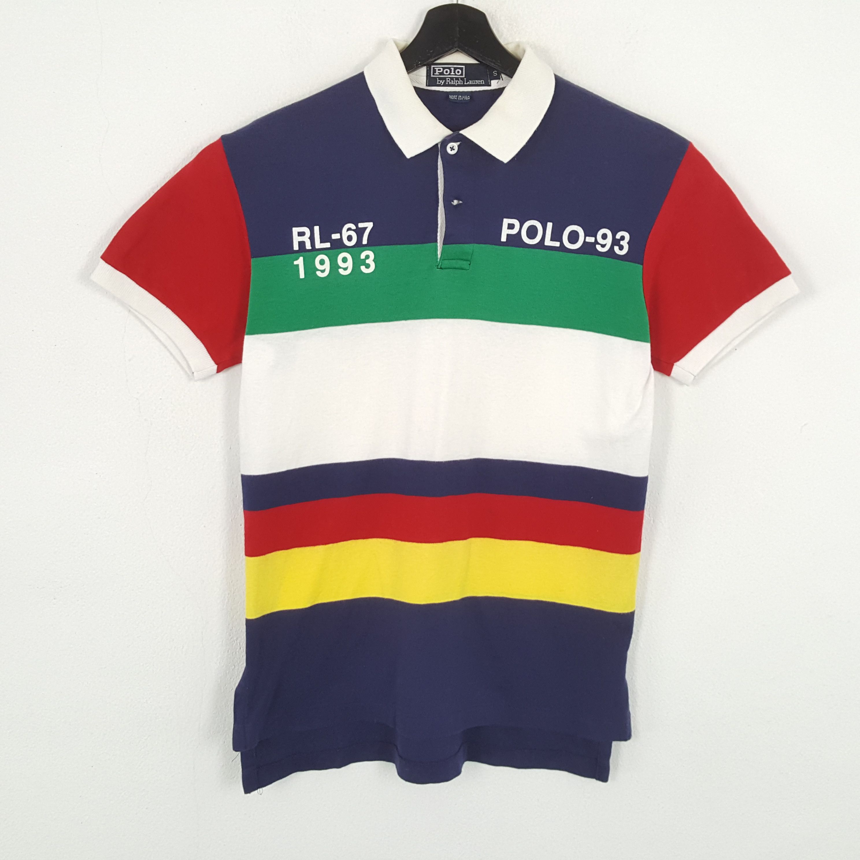 Polo Ralph Lauren × Vintage POLO by RALPH LAUREN Rare Fashion Style Design Polos Size US S / EU 44-46 / 1 - 1 Thumbnail
