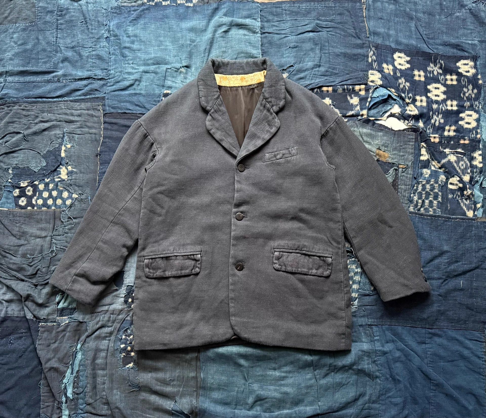 Visvim VISVIM 25AW ICT GALEN WOOL DMGD NAVY 2 wool-linen blazer Size US M / EU 48-50 / 2 - 1 Thumbnail