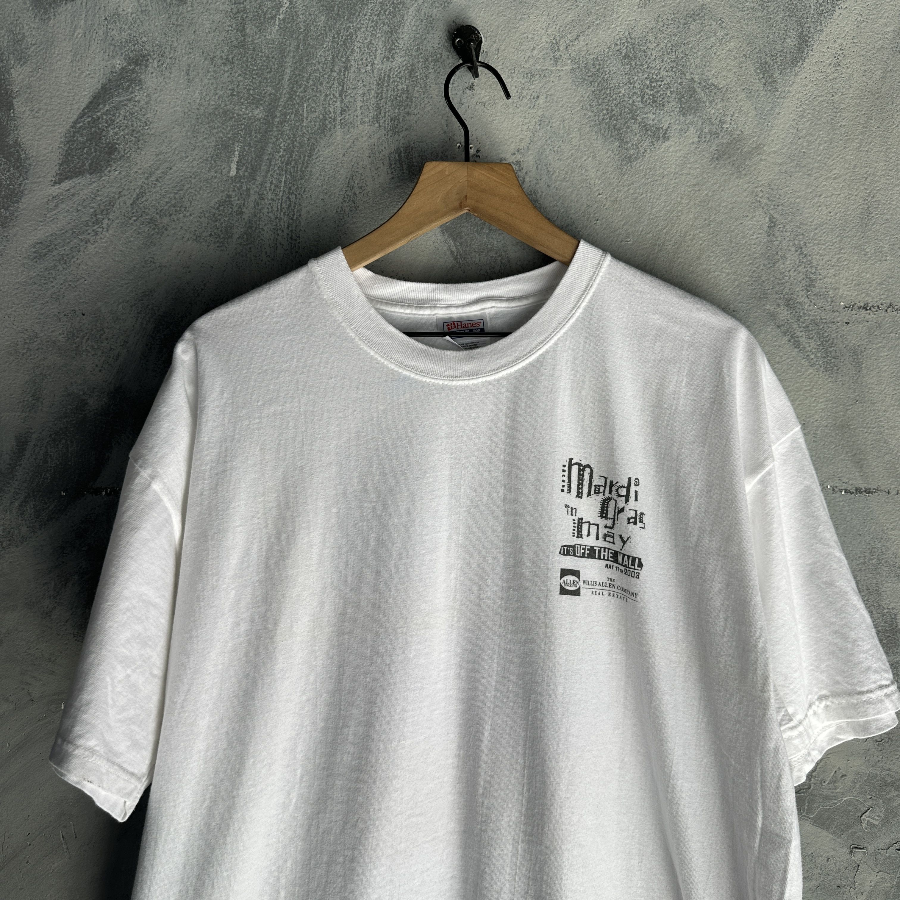 Other Vtg Mardi Gras T Shirt Mens XL White La Jolla High School Size US XL / EU 56 / 4 - 1 Thumbnail