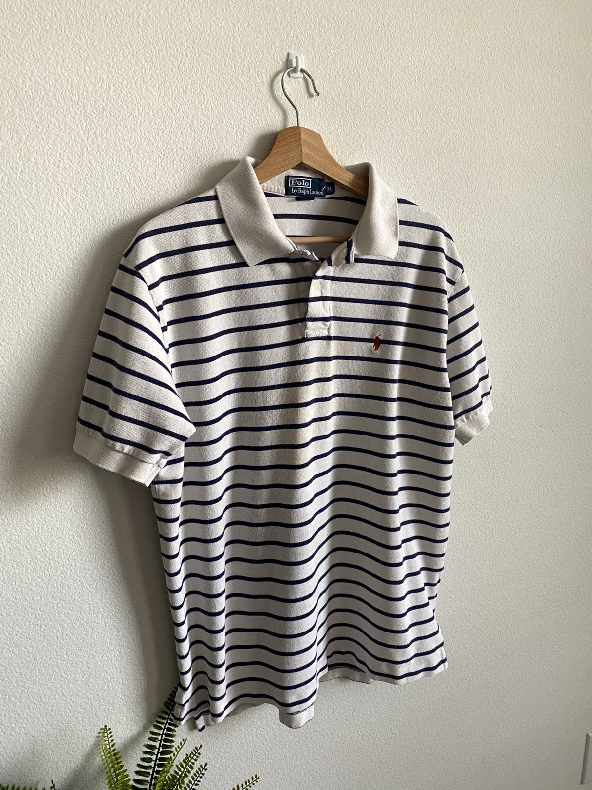 Polo Ralph Lauren Polo Ralph Lauren Striped Shirt Size US XL / EU 56 / 4 - 2 Thumbnail