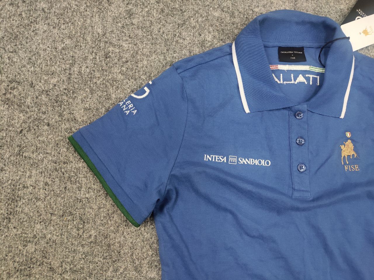 Vintage New Cavalleria Toscana x Fise Polo Donna Italia Logo Shirt Size M / US 6-8 / IT 42-44 - 5 Thumbnail