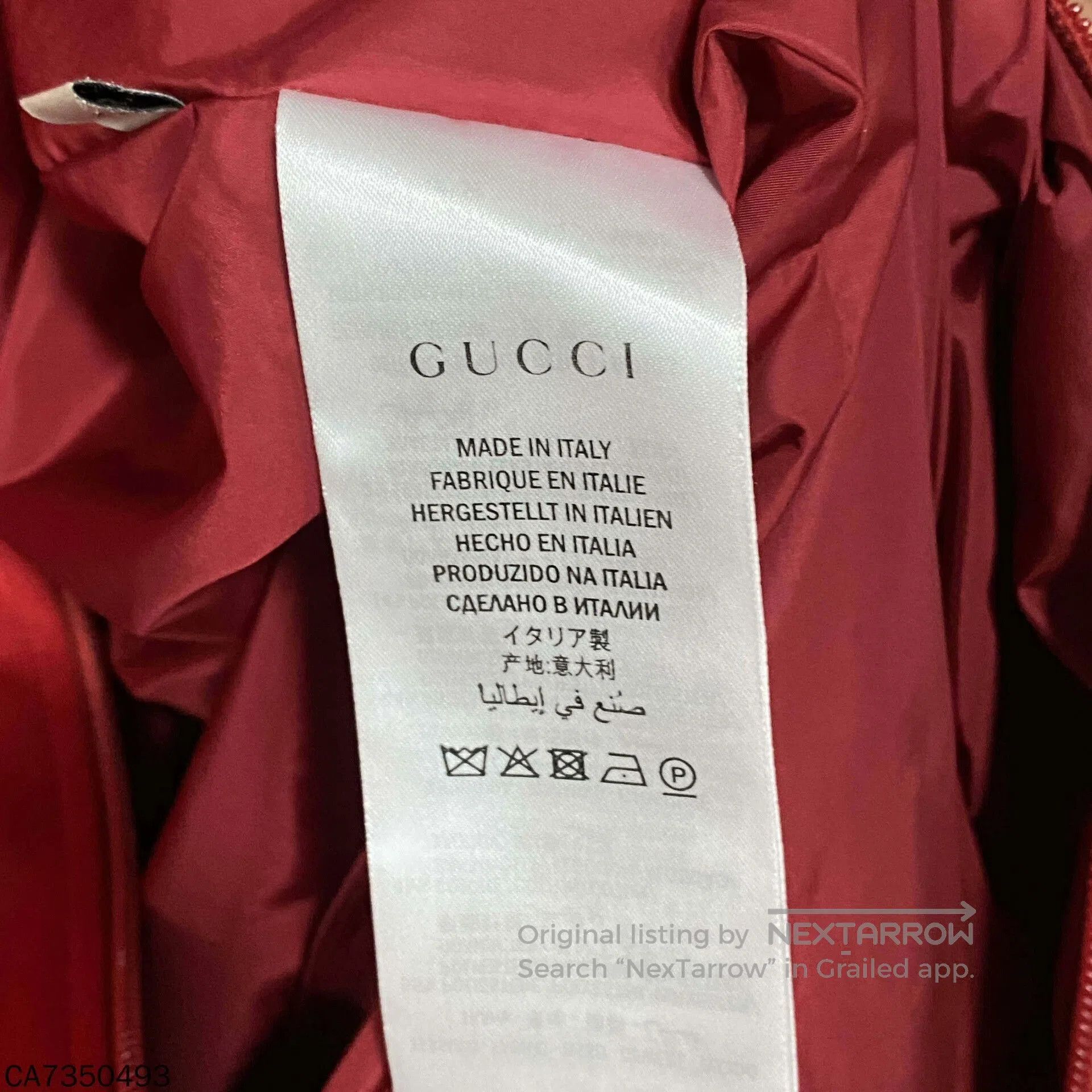 Gucci Red Snake Print Zip Jacket GUCCI. Size XS / US 0-2 / IT 36-38 - 5 Thumbnail