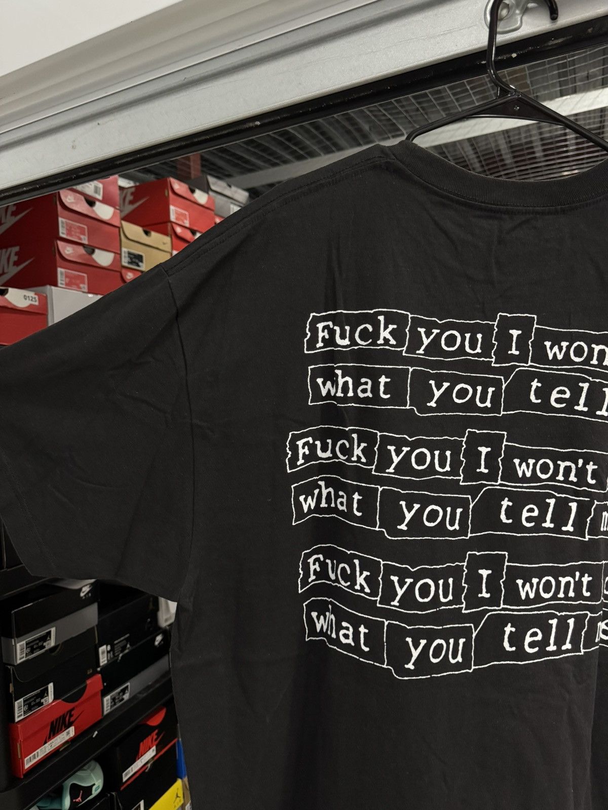 Pleasures Pleasures Fuck You I Won’t Do What You Tell Me Tee Size XXL Size US XXL / EU 58 / 5 - 7 Thumbnail