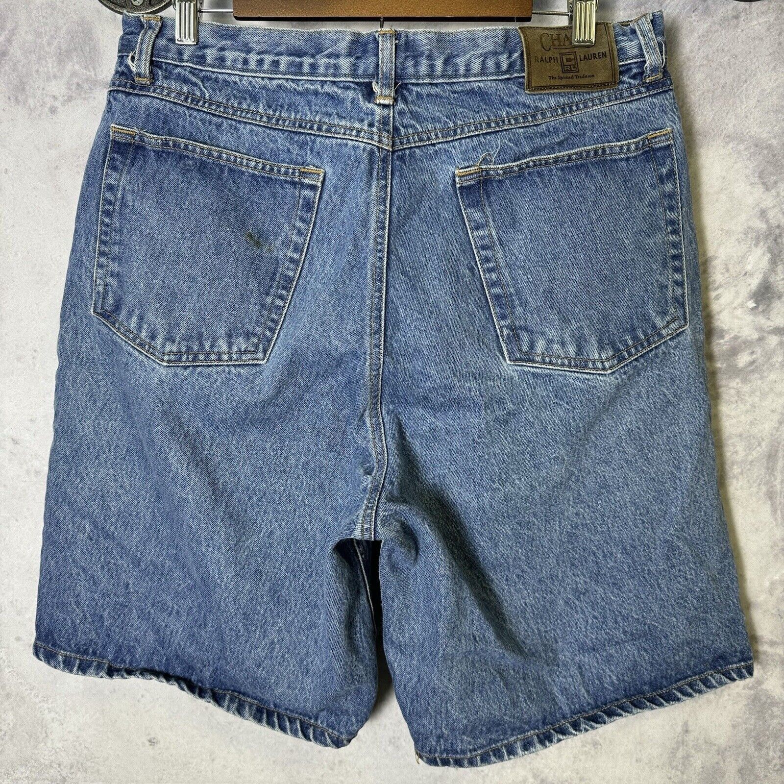 Chaps denim shorts top