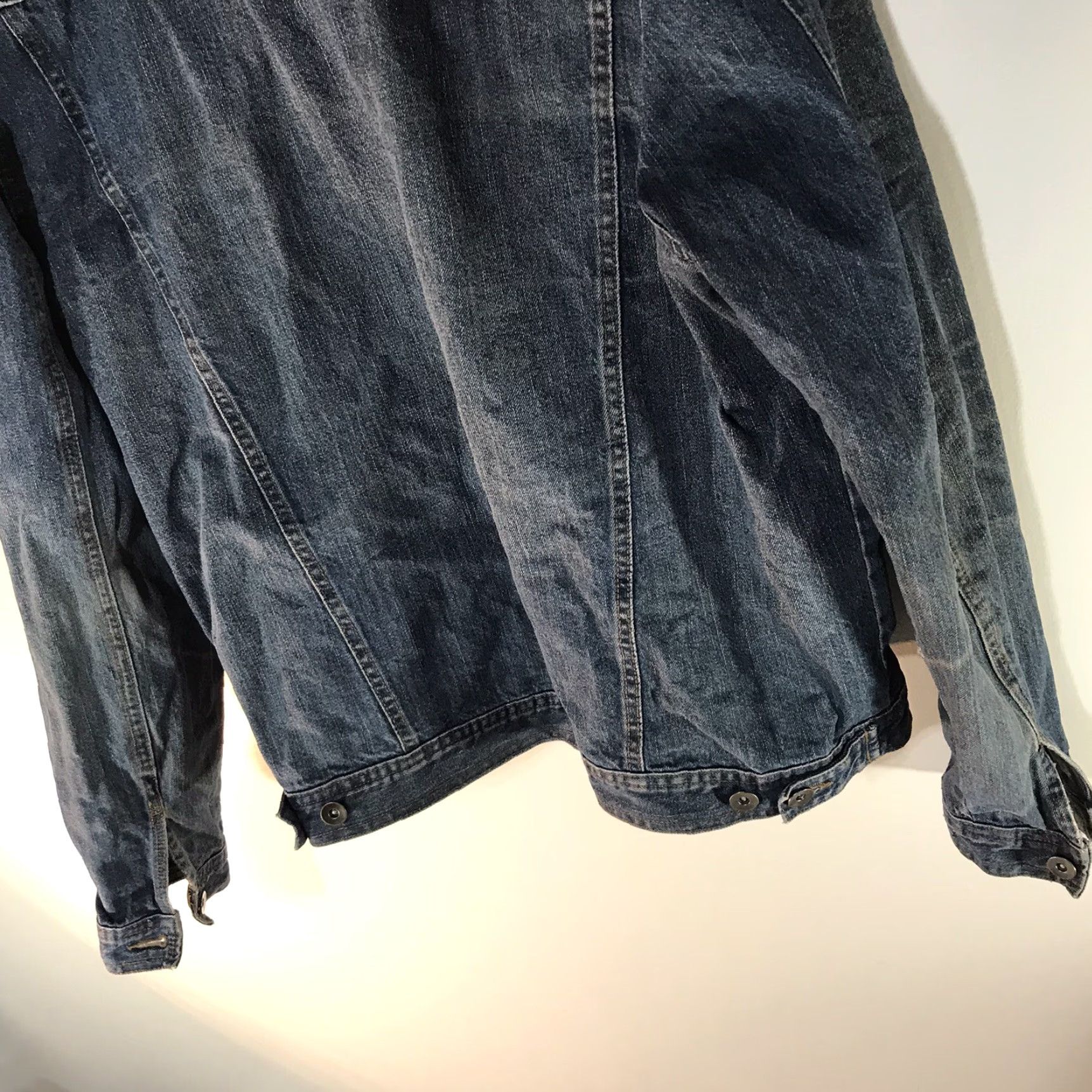 Denime VINTAGE True Craft Denim Jacket Women XXL Blue 90s Grunge Hip Hop Casual Fall Winter Size XXL / US 16-18 / IT 52-54 - 6 Thumbnail