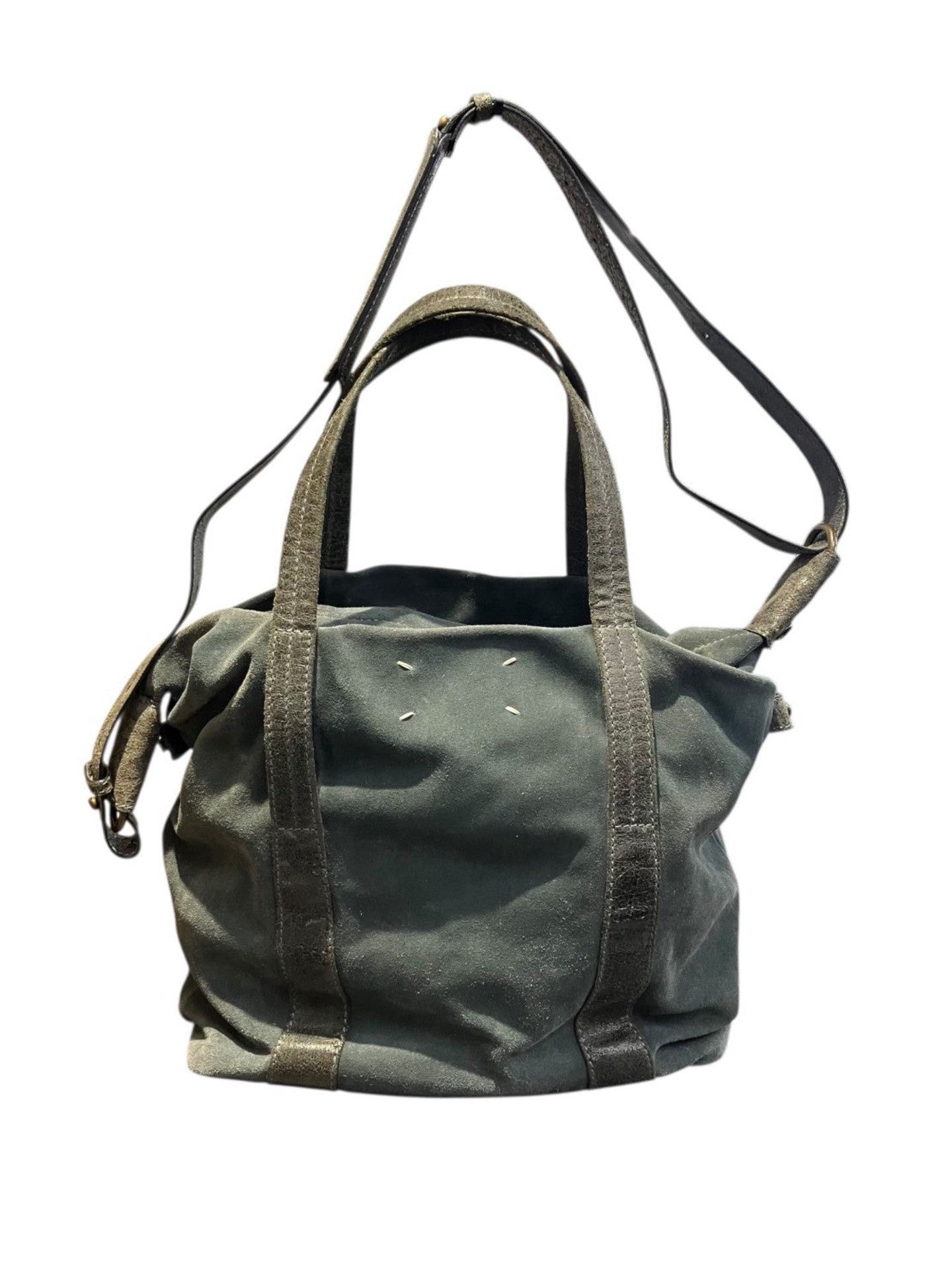 Maison Margiela Maison Margiela Suede Leather Boston Crossbody Size ONE SIZE - 1 Thumbnail