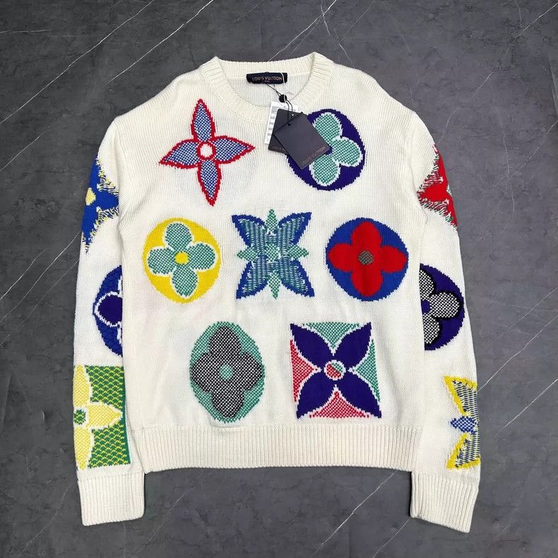 Louis Vuitton louis vuitton colorful floral pattern sweater-dmc Size US M / EU 48-50 / 2 - 1 Thumbnail