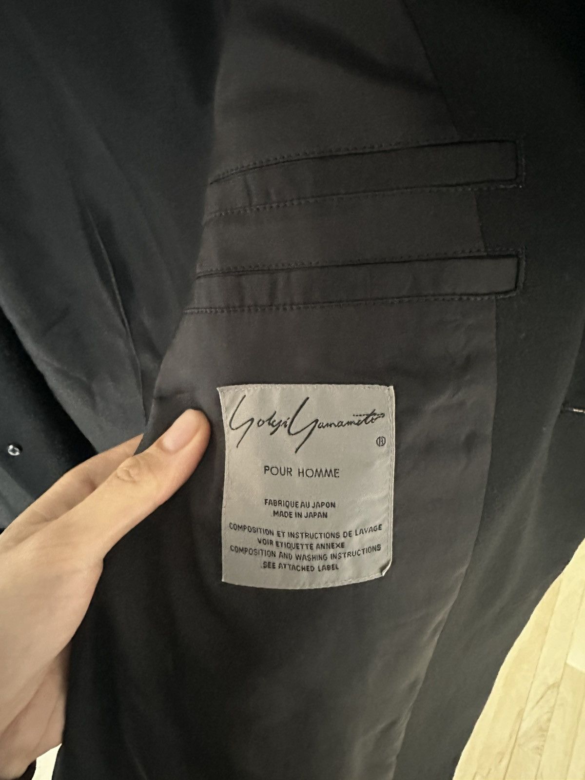 Yohji Yamamoto Yohji Yamamoto Pour Homme AW18 Dog Embroidery Jacket Size US XL / EU 56 / 4 - 3 Thumbnail