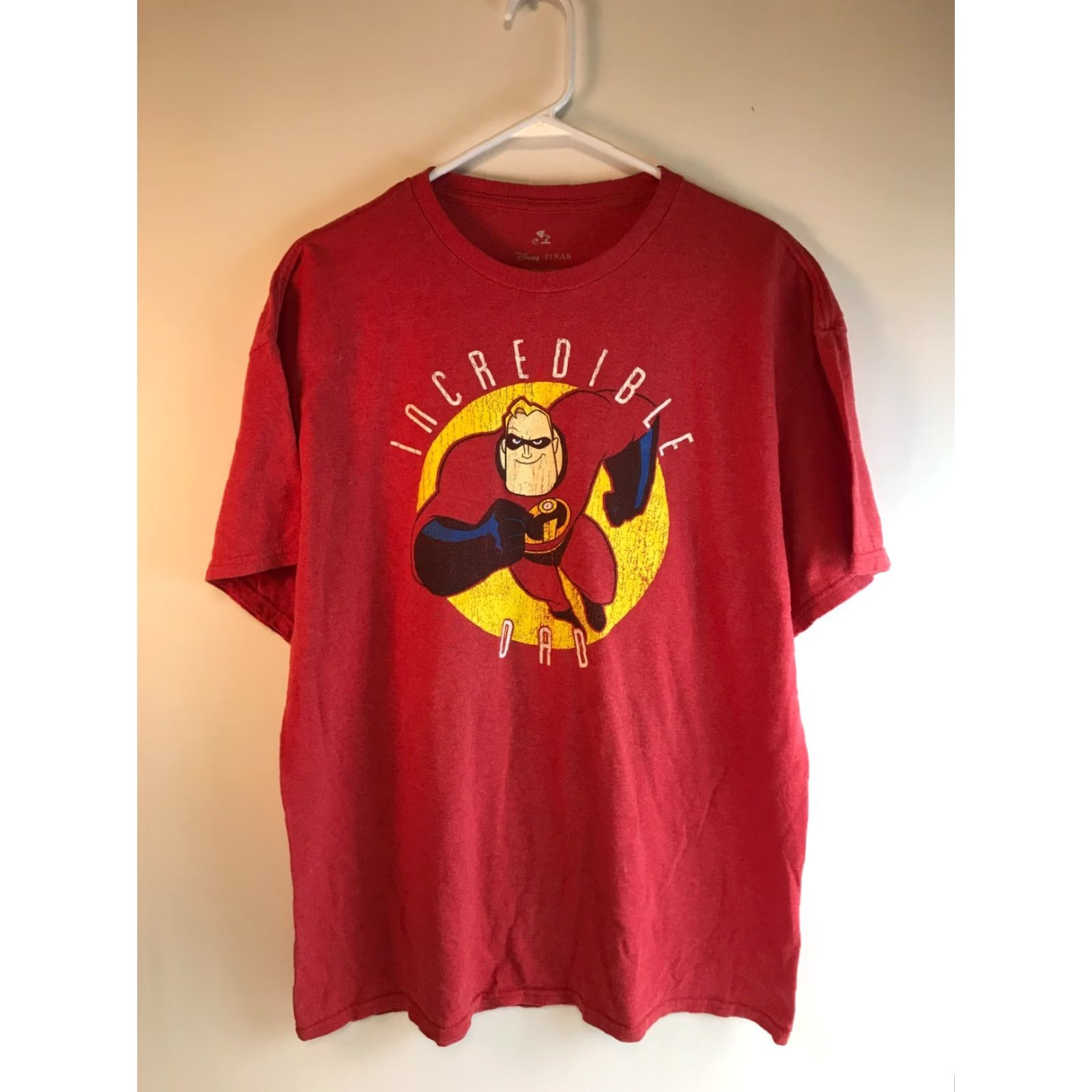 Disney VINTAGE Disney Pixar T-Shirt Men’s XL Crewneck The Icredibles Incredible Dad Top Size US XL / EU 56 / 4 - 2 Thumbnail